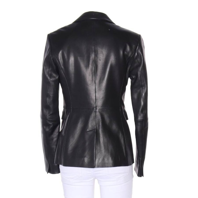 Leather Blazer 34 Black | Vite EnVogue