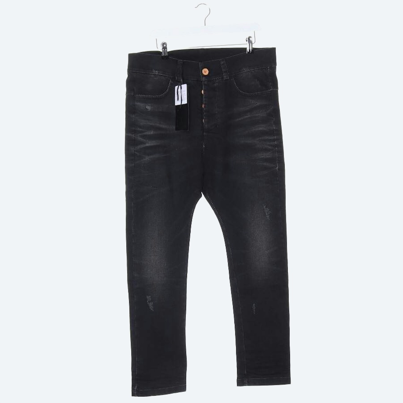 Image 1 of Jeans Straight Fit L Black in color Black | Vite EnVogue