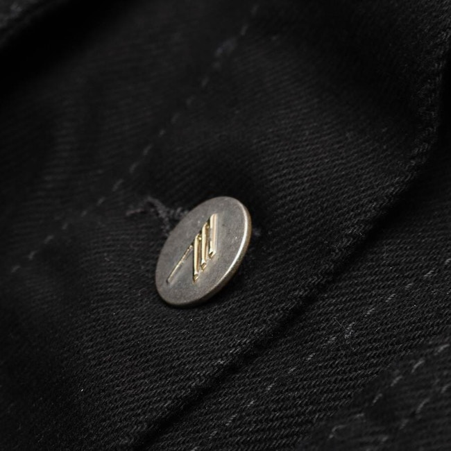 Image 4 of Jeans Jacket 38 Black in color Black | Vite EnVogue