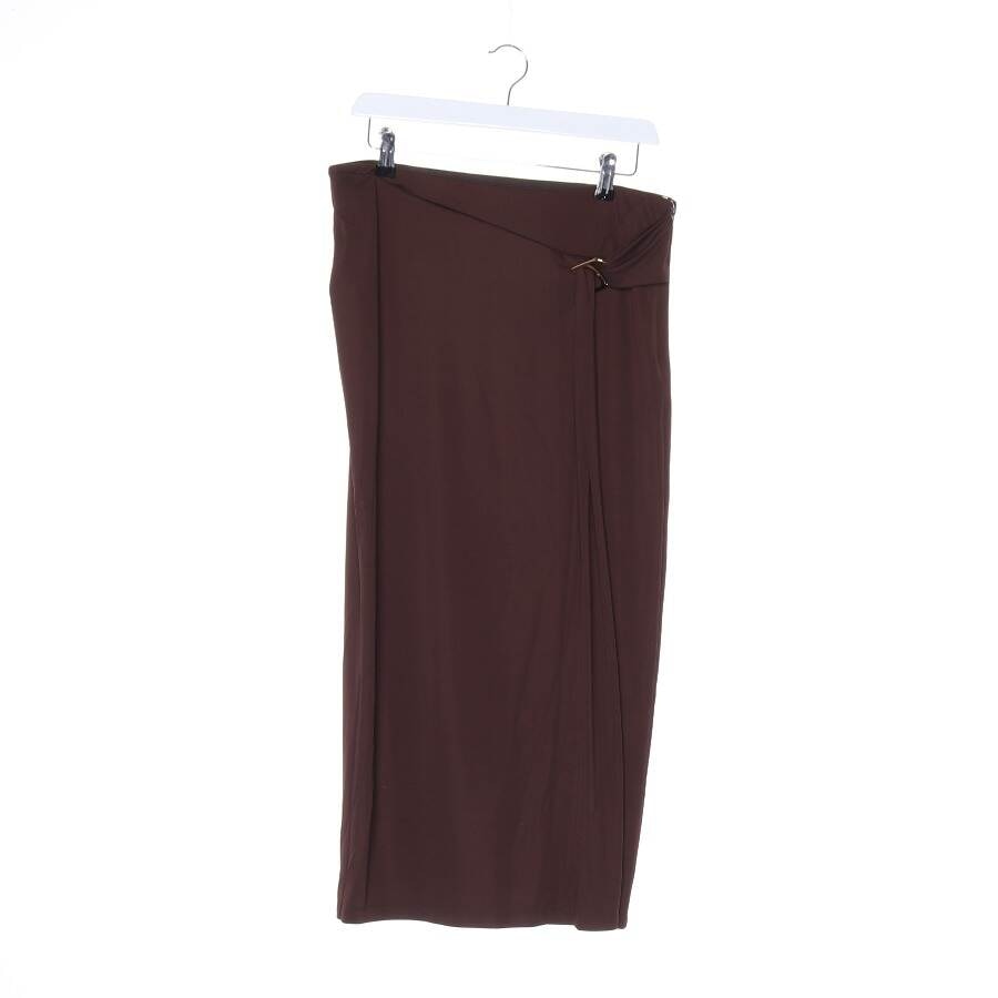 Image 1 of Skirt XL Dark Brown in color Brown | Vite EnVogue