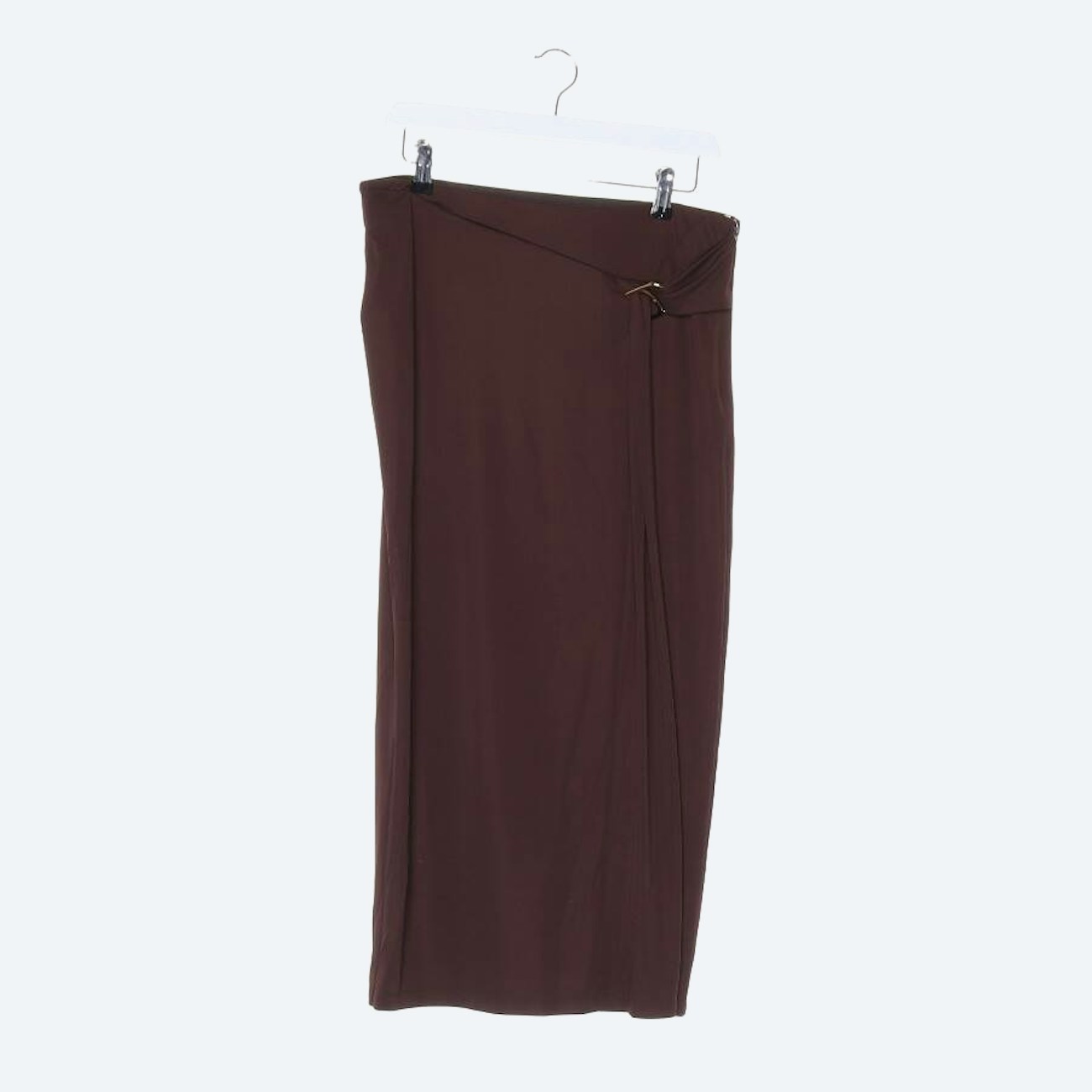 Image 1 of Skirt XL Dark Brown in color Brown | Vite EnVogue
