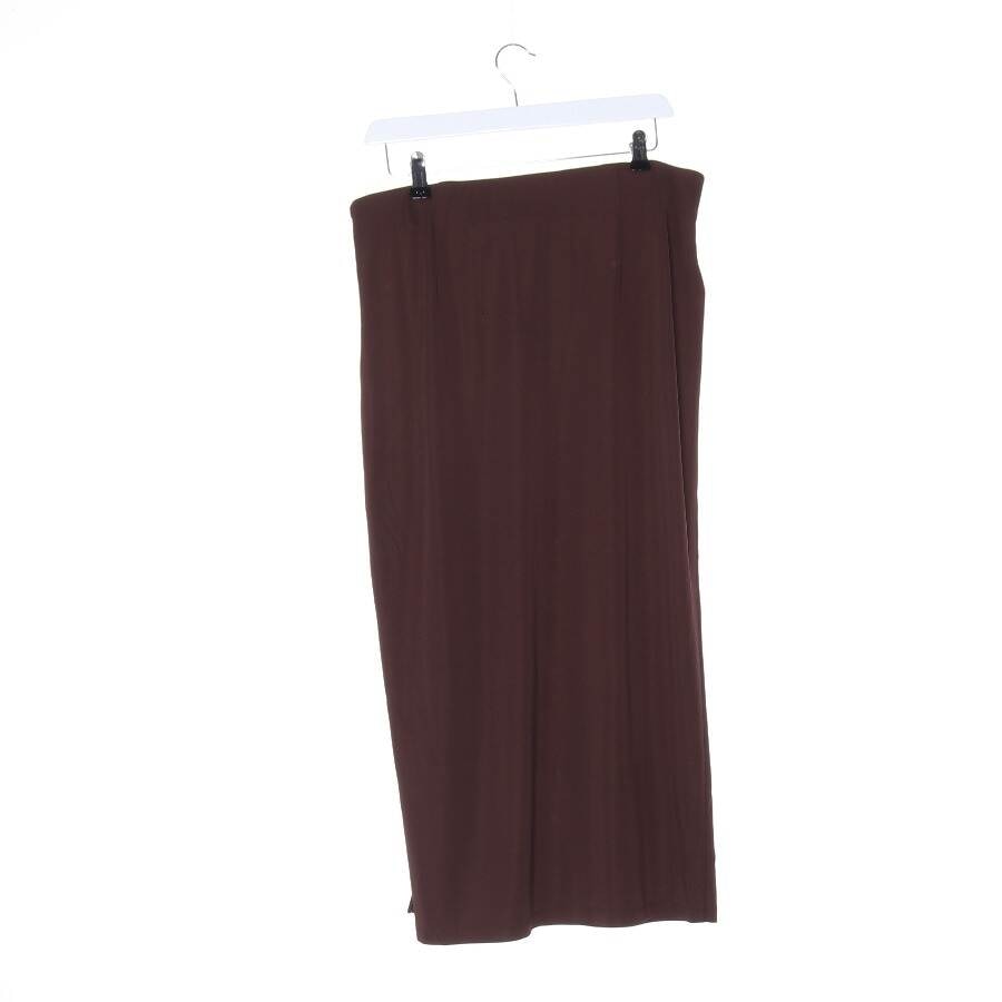 Image 2 of Skirt XL Dark Brown in color Brown | Vite EnVogue
