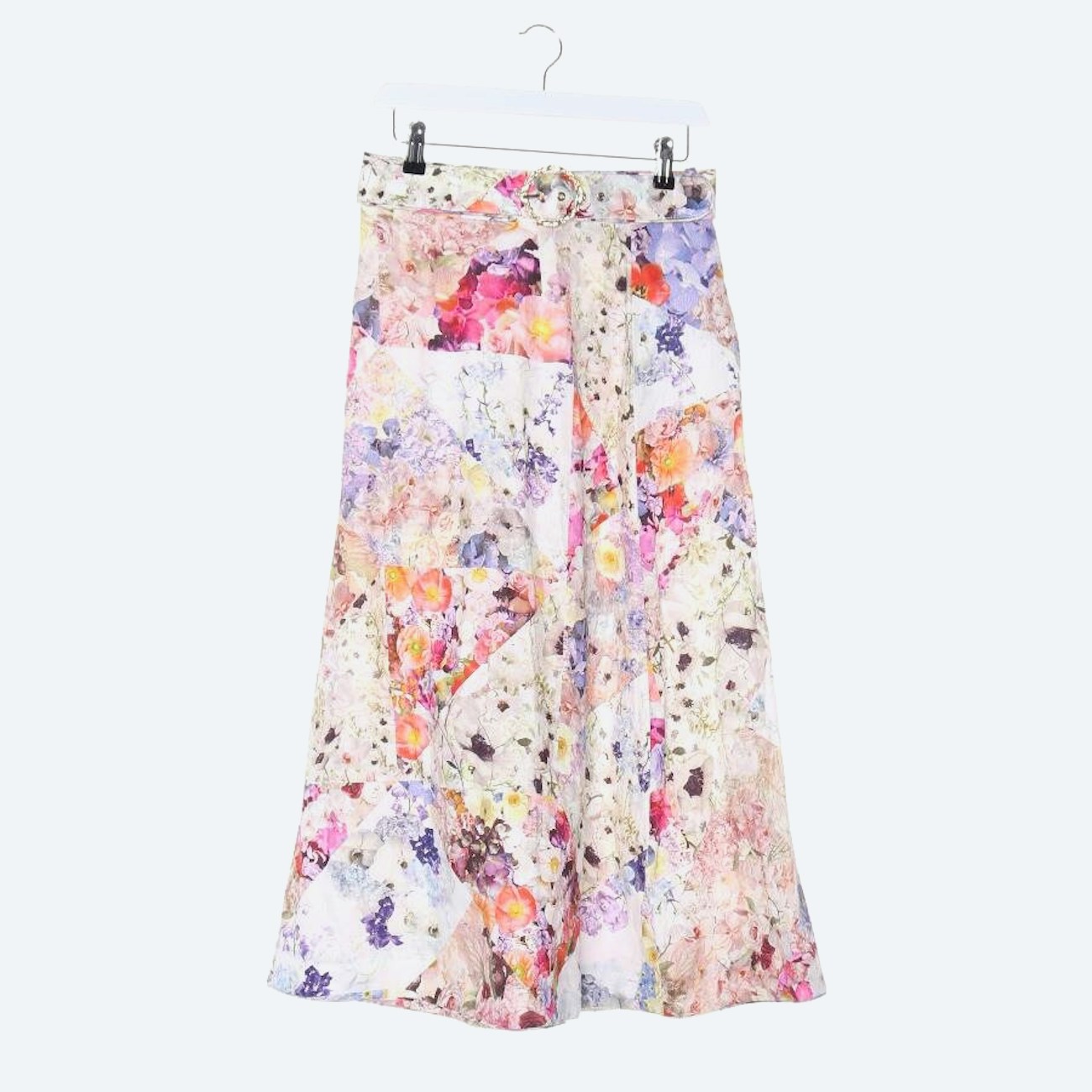 Image 1 of Linen Skirt 38 Multicolored in color Multicolored | Vite EnVogue