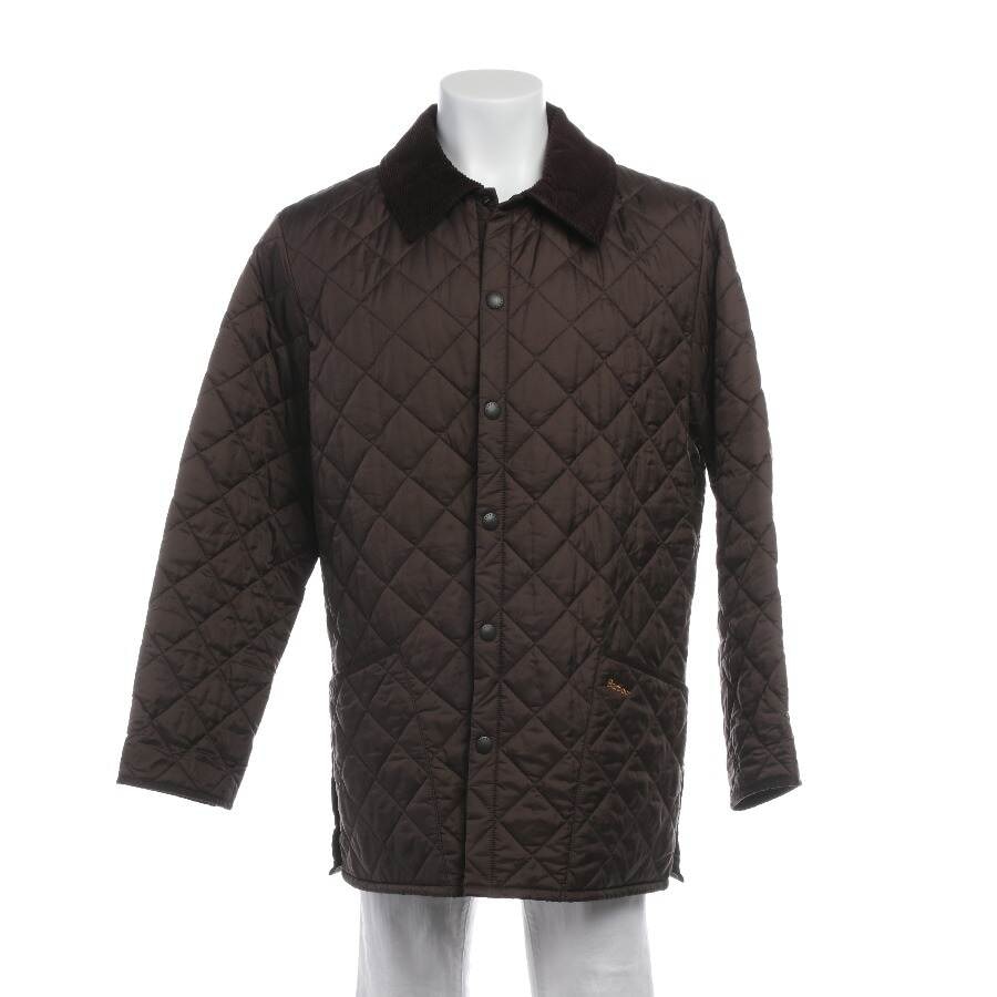 Image 1 of Quilted Jacket L Dark Brown in color Brown | Vite EnVogue