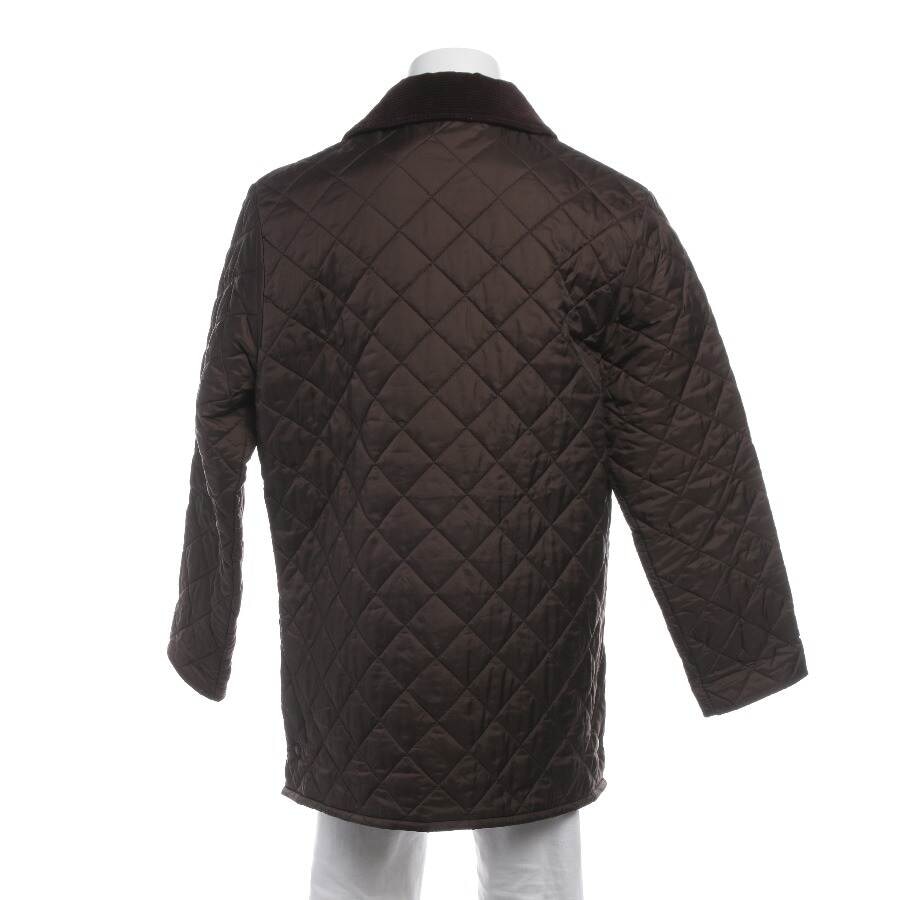 Image 2 of Quilted Jacket L Dark Brown in color Brown | Vite EnVogue