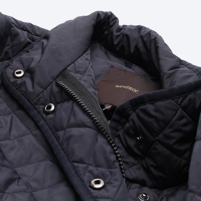 Image 3 of Quilted Coat 36 Navy in color Blue | Vite EnVogue