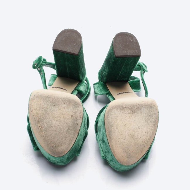 Image 4 of Heeled Sandals EUR 36 Green in color Green | Vite EnVogue