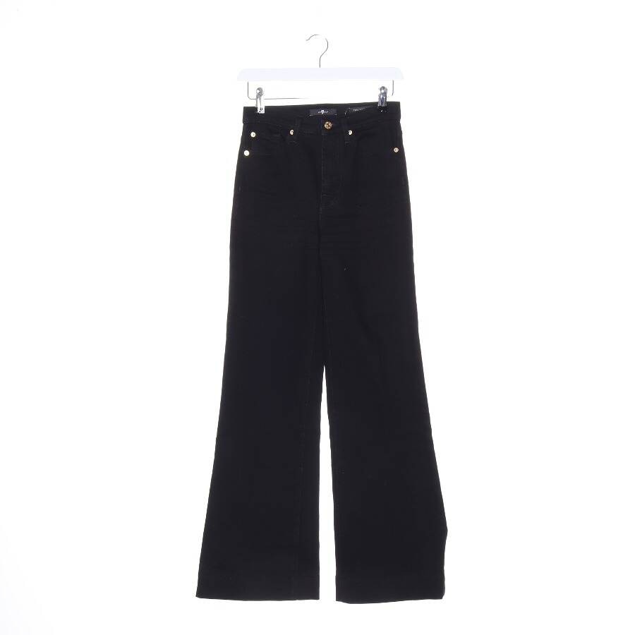 Image 1 of Jeans Flared W24 Black in color Black | Vite EnVogue