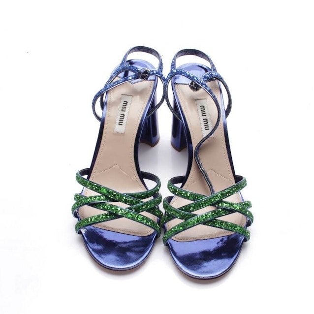 Heeled Sandals EUR 39.5 Green | Vite EnVogue