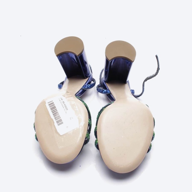Image 4 of Heeled Sandals EUR 39.5 Green in color Green | Vite EnVogue