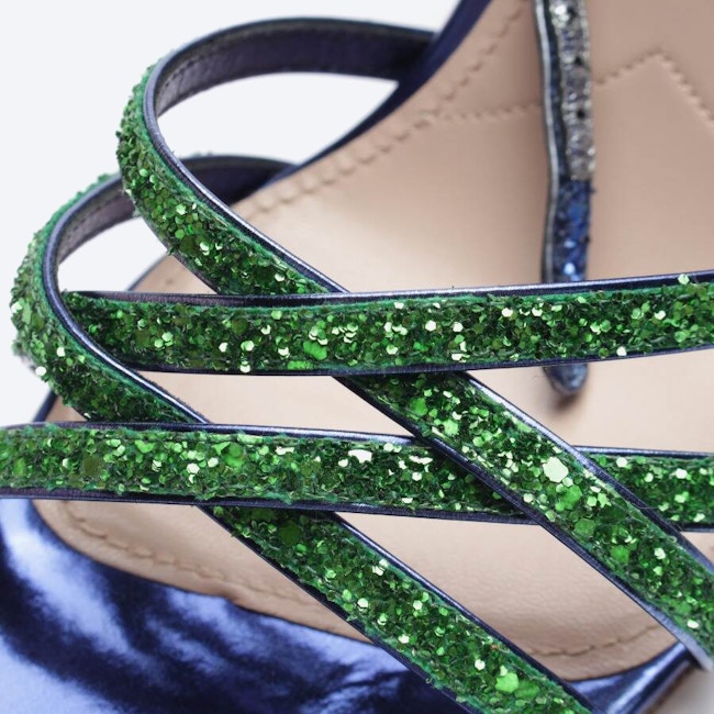 Image 5 of Heeled Sandals EUR 39.5 Green in color Green | Vite EnVogue