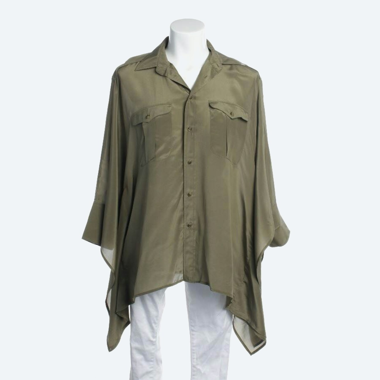 Image 1 of Shirt 2XS Dark Green in color Green | Vite EnVogue