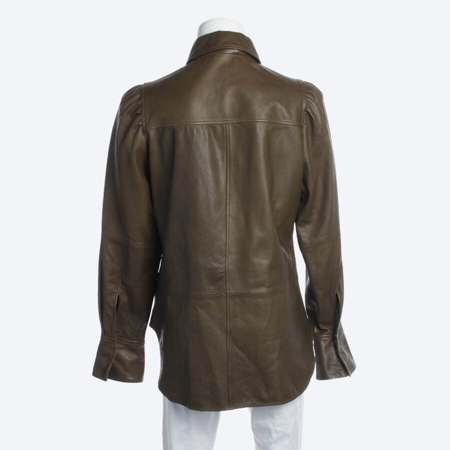 Image 2 of Leather Shirt 38 Brown in color Brown | Vite EnVogue