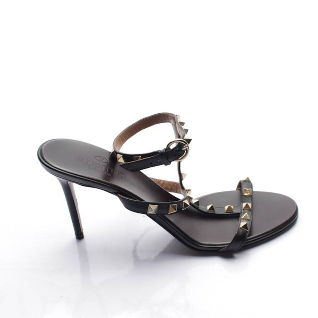 Image 1 of Rockstud Heeled Sandals EUR 40 Black | Vite EnVogue