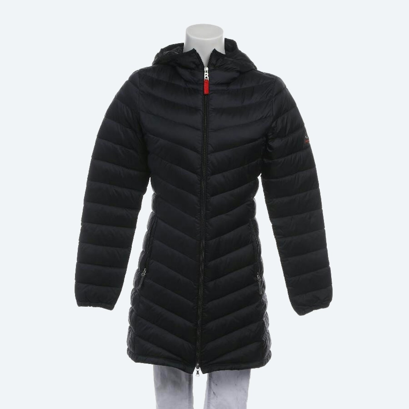 Image 1 of Quilted Coat 34 Navy in color Blue | Vite EnVogue