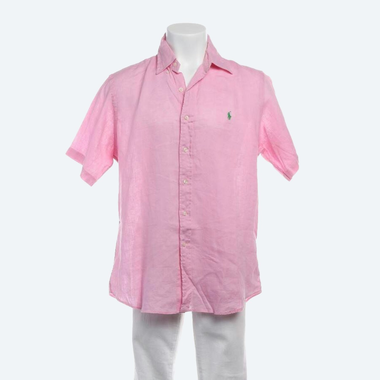 Image 1 of Linen Shirt L Light Pink in color Pink | Vite EnVogue