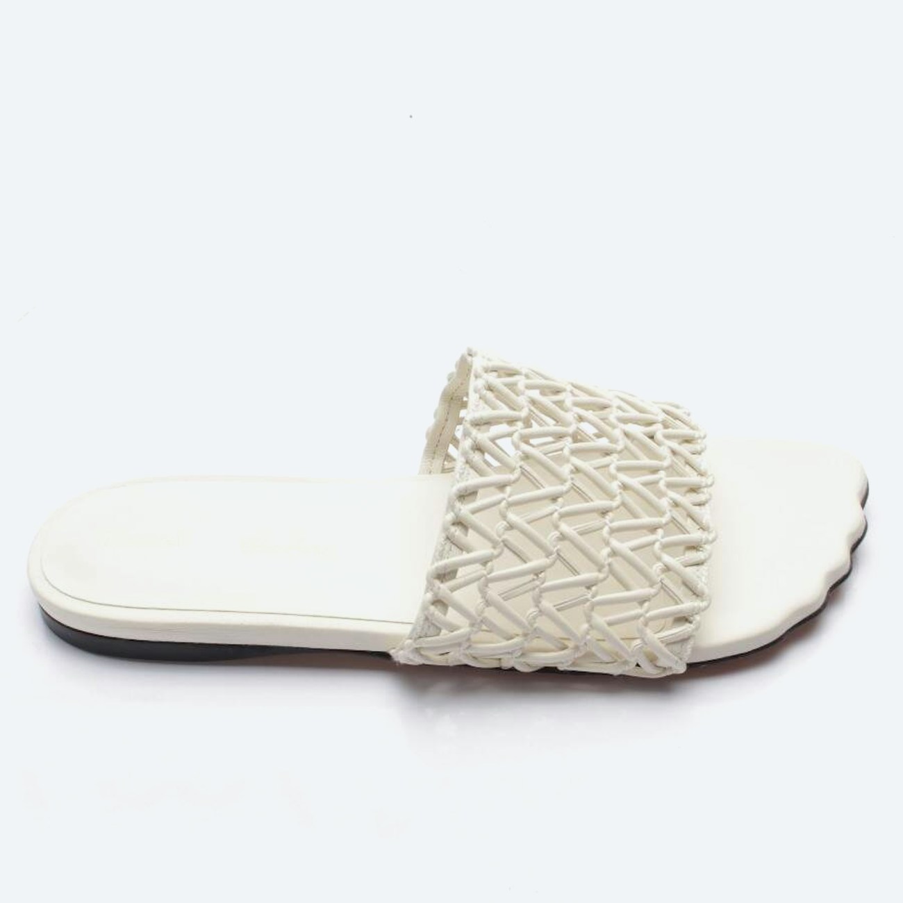 Image 1 of Sandals EUR38 Cream in color White | Vite EnVogue