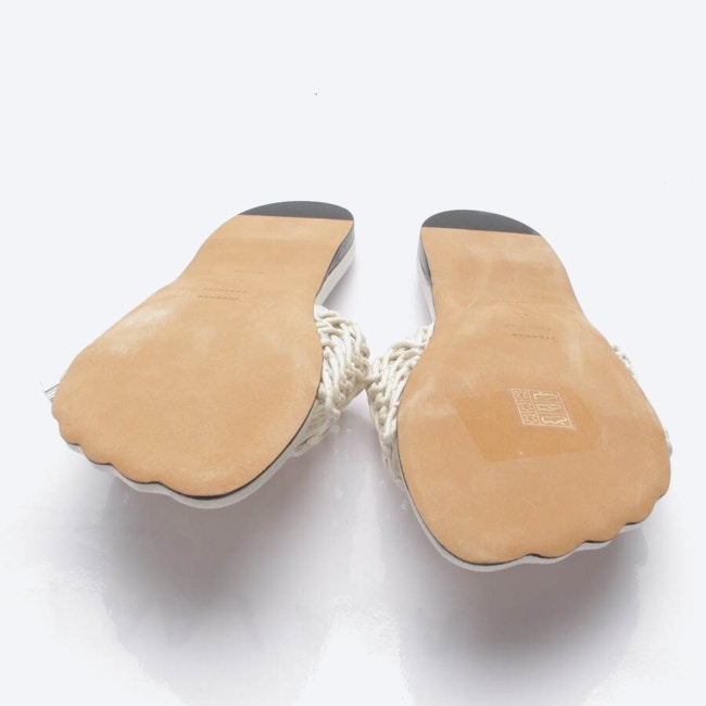 Image 4 of Sandals EUR38 Cream in color White | Vite EnVogue