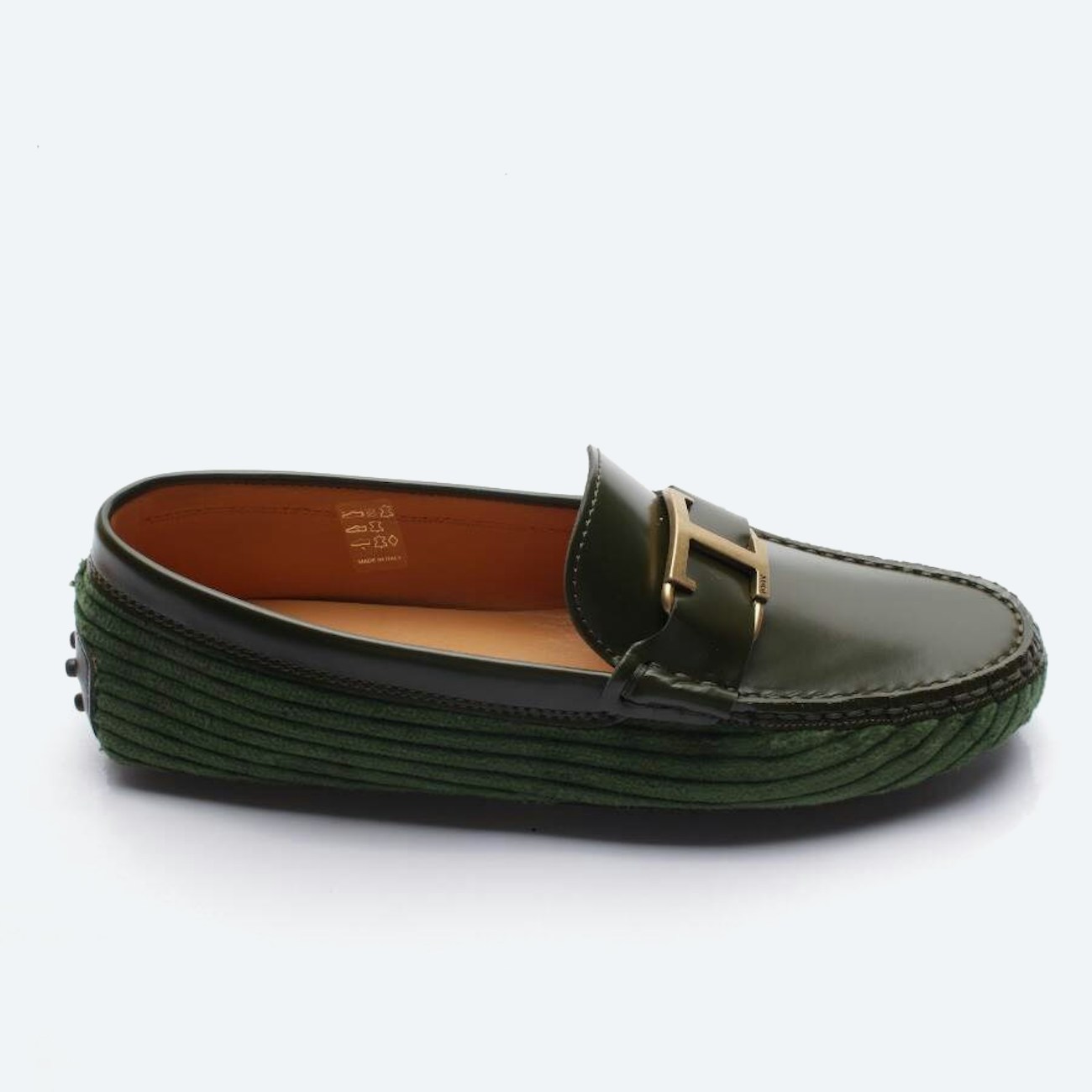 Image 1 of Gommino Loafers EUR38 Green in color Green | Vite EnVogue