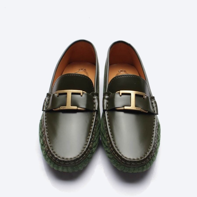 Image 2 of Gommino Loafers EUR38 Green in color Green | Vite EnVogue