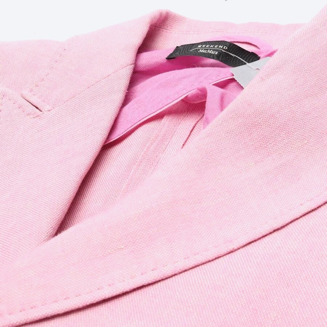 Image 3 of Linen Blazer 40 Pink in color Pink | Vite EnVogue