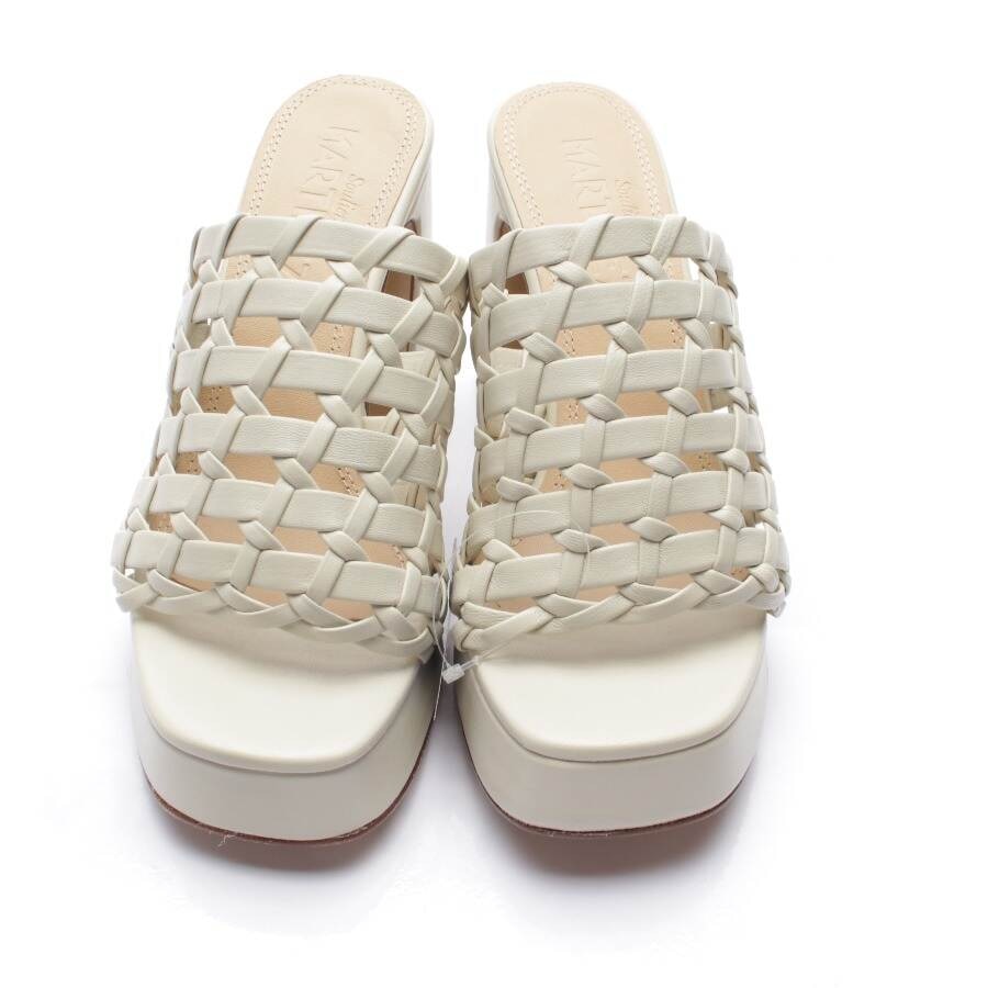 Bild 2 von Sandaletten EUR 38 Beige in Farbe Weiß | Vite EnVogue