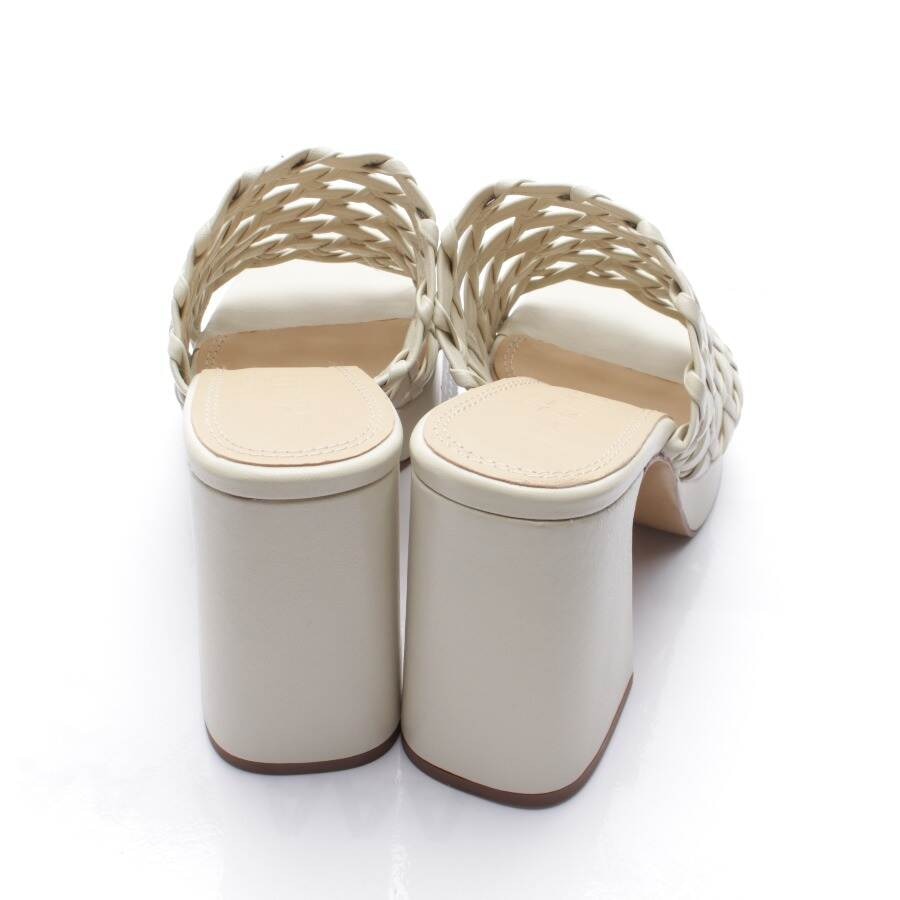 Image 3 of Heeled Sandals EUR38 Beige in color White | Vite EnVogue