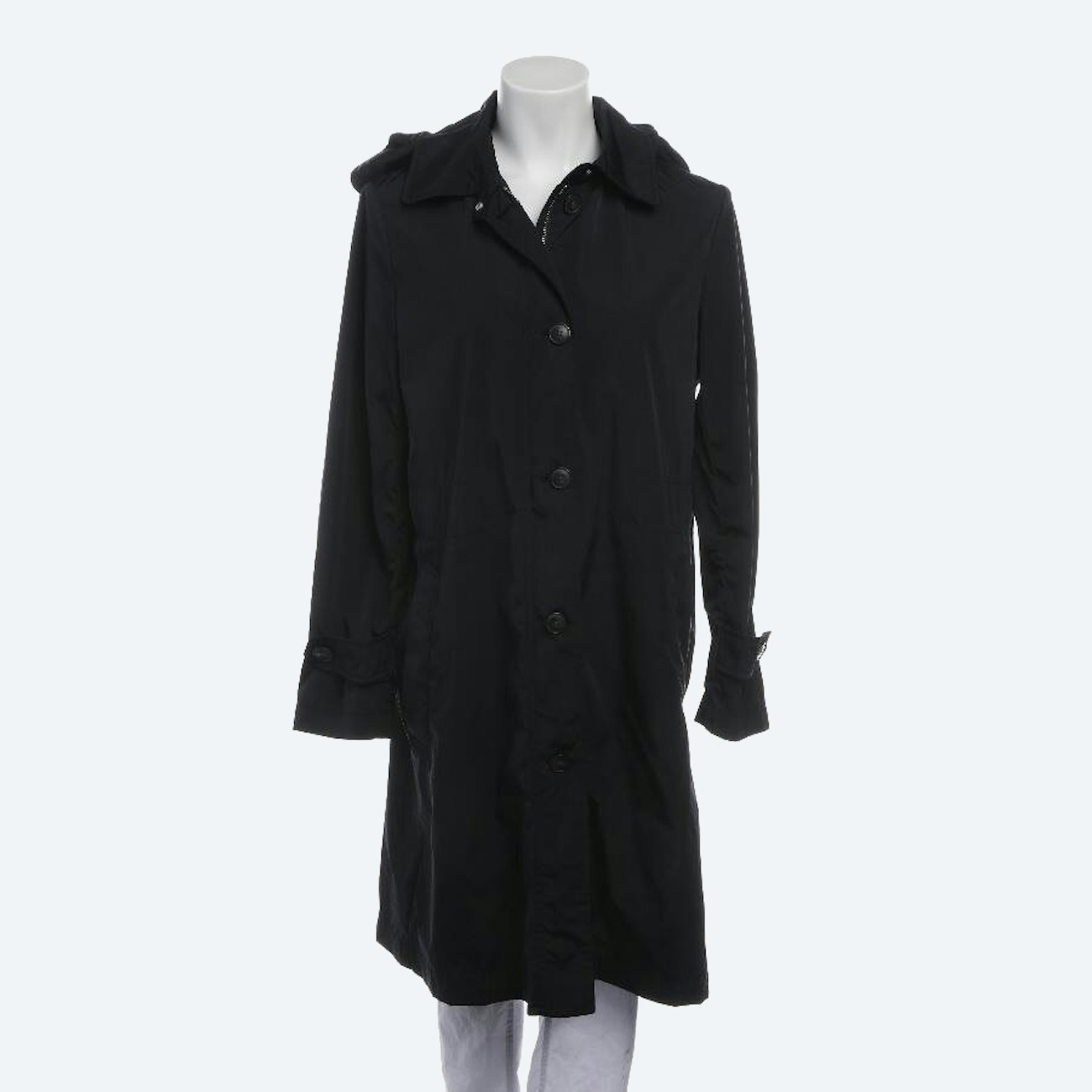 Image 1 of Summer Coat 38 Black in color Black | Vite EnVogue