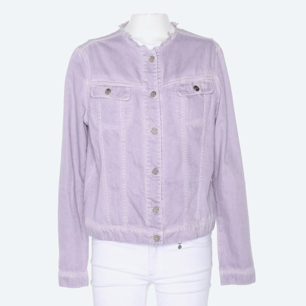 Image 1 of Jeans Jacket 42 Lavender in color Purple | Vite EnVogue