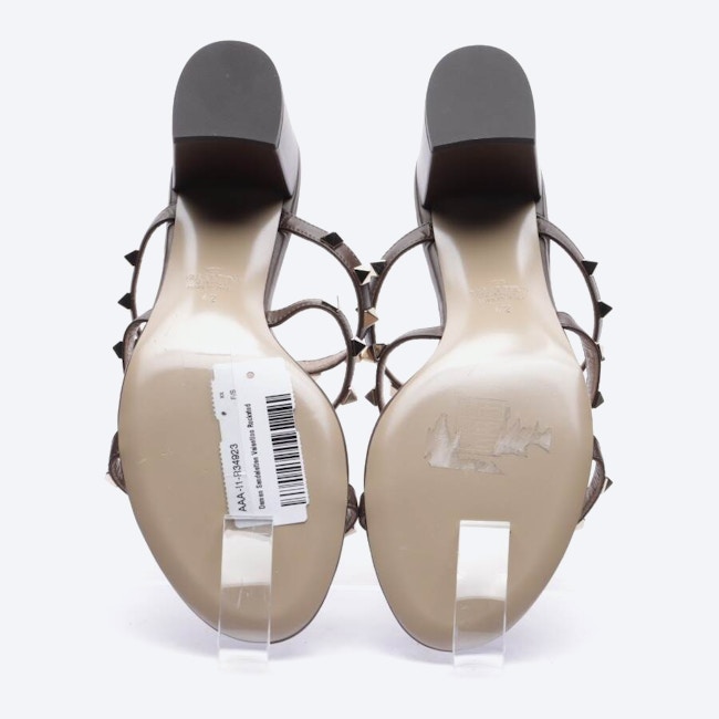 Image 4 of Rockstud Heeled Sandals EUR 42 Dark Brown in color Brown | Vite EnVogue