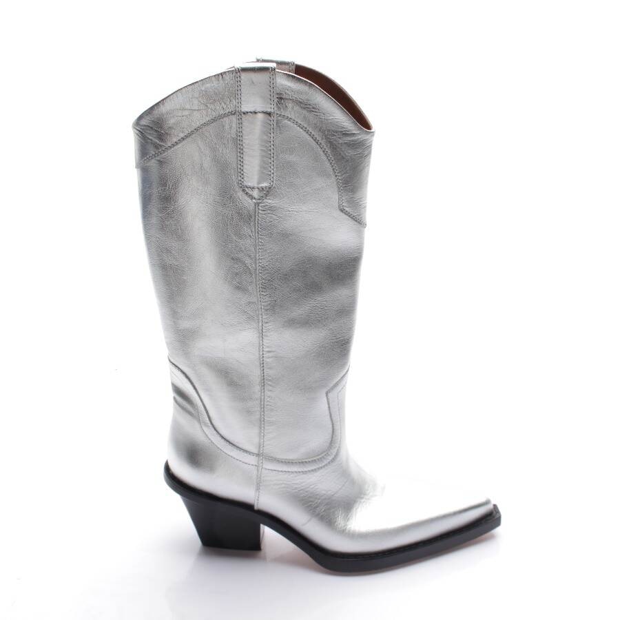 Image 1 of Boots EUR 39 Silver in color Metallic | Vite EnVogue
