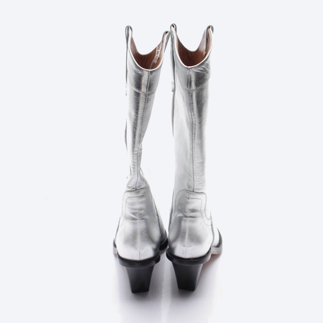 Image 3 of Boots EUR 39 Silver in color Metallic | Vite EnVogue