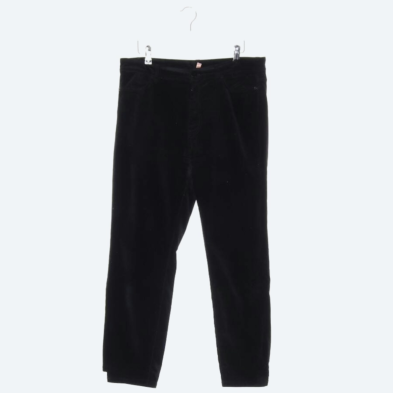Image 1 of Velvet Pants 44 Black in color Black | Vite EnVogue