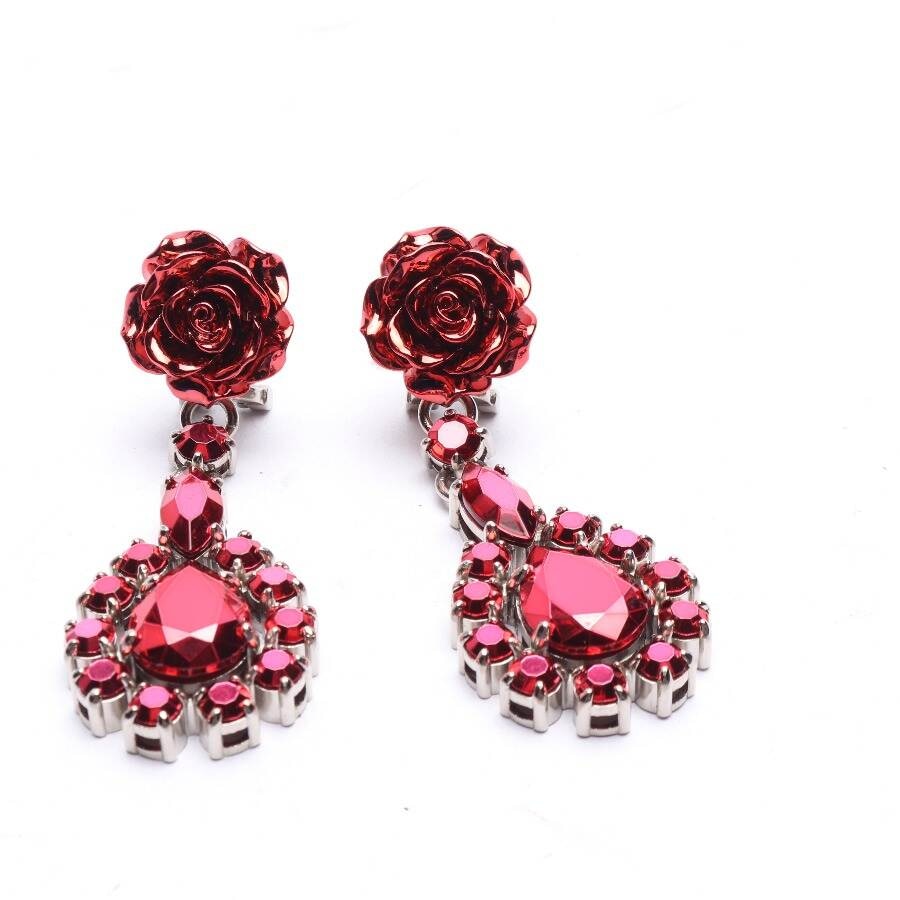 Image 1 of Earrings Red in color Red | Vite EnVogue