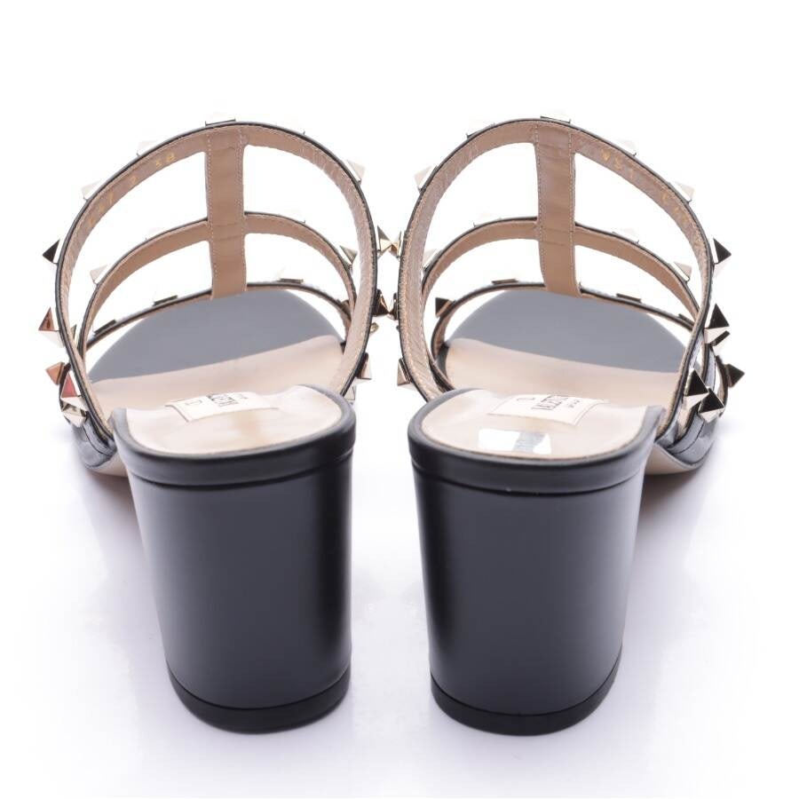 Image 3 of Rockstud Heeled Sandals EUR38 Black in color Black | Vite EnVogue