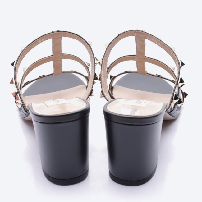 Image 3 of Rockstud Heeled Sandals EUR38 Black in color Black | Vite EnVogue