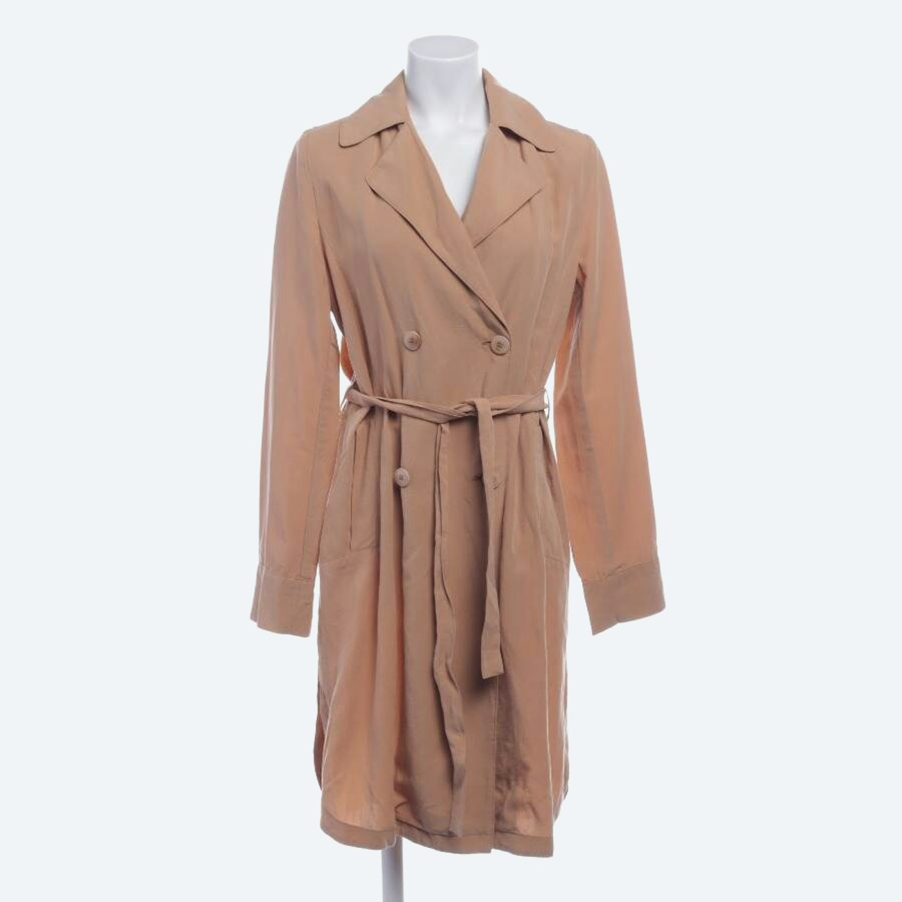 Image 1 of Linen Coat 38 Camel in color Brown | Vite EnVogue