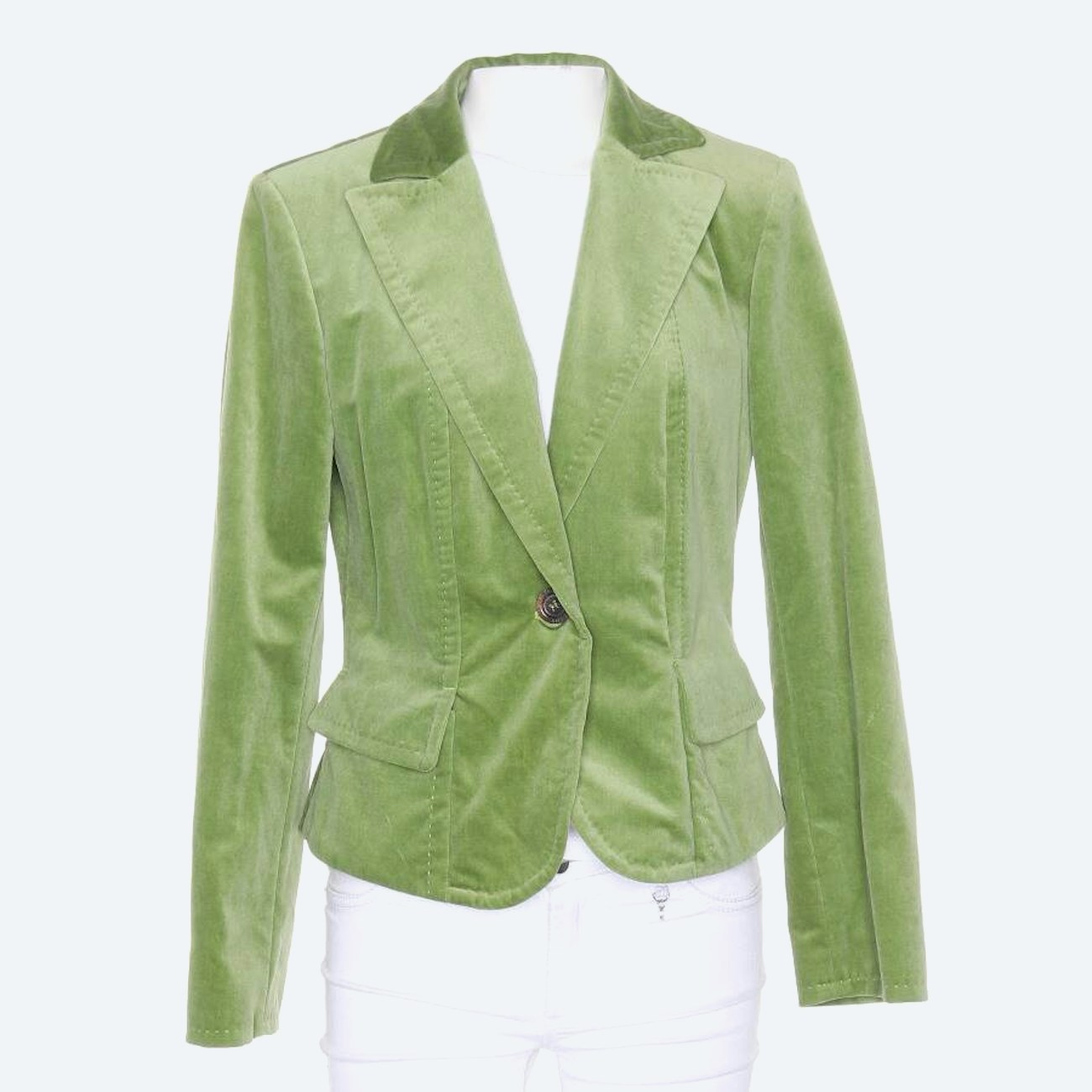 Image 1 of Blazer 36 Green in color Green | Vite EnVogue