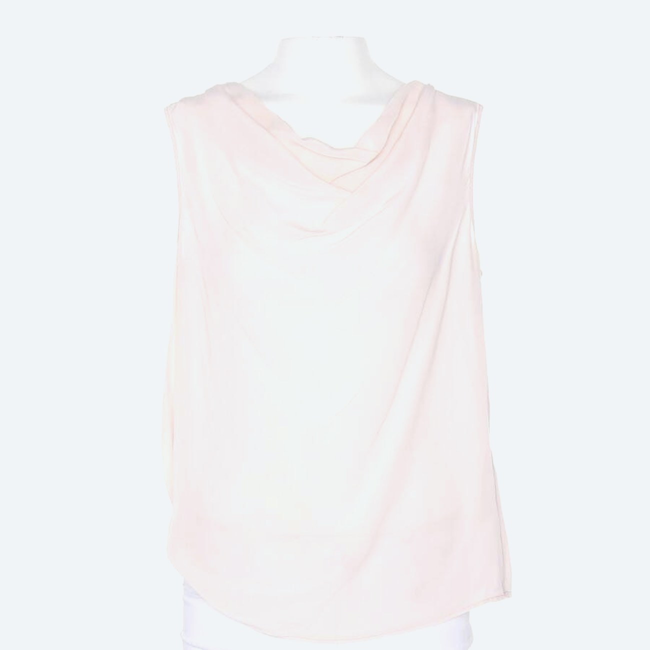 Image 1 of Silk Top 40 Beige in color White | Vite EnVogue