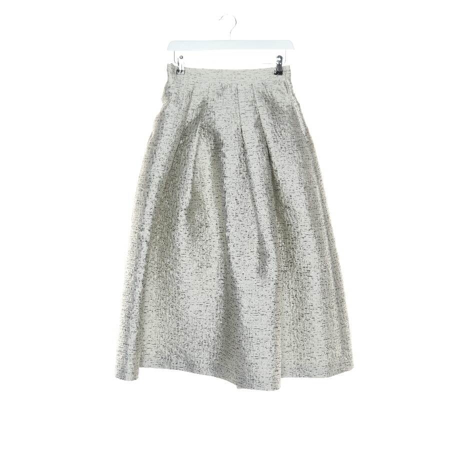 Image 1 of Skirt 34 Silver in color Metallic | Vite EnVogue
