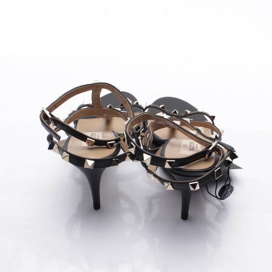 Image 3 of Rockstud Heeled Sandals EUR 39.5 Black in color Black | Vite EnVogue