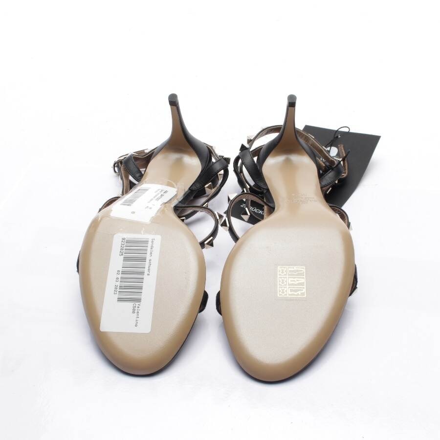 Image 4 of Rockstud Heeled Sandals EUR 39.5 Black in color Black | Vite EnVogue