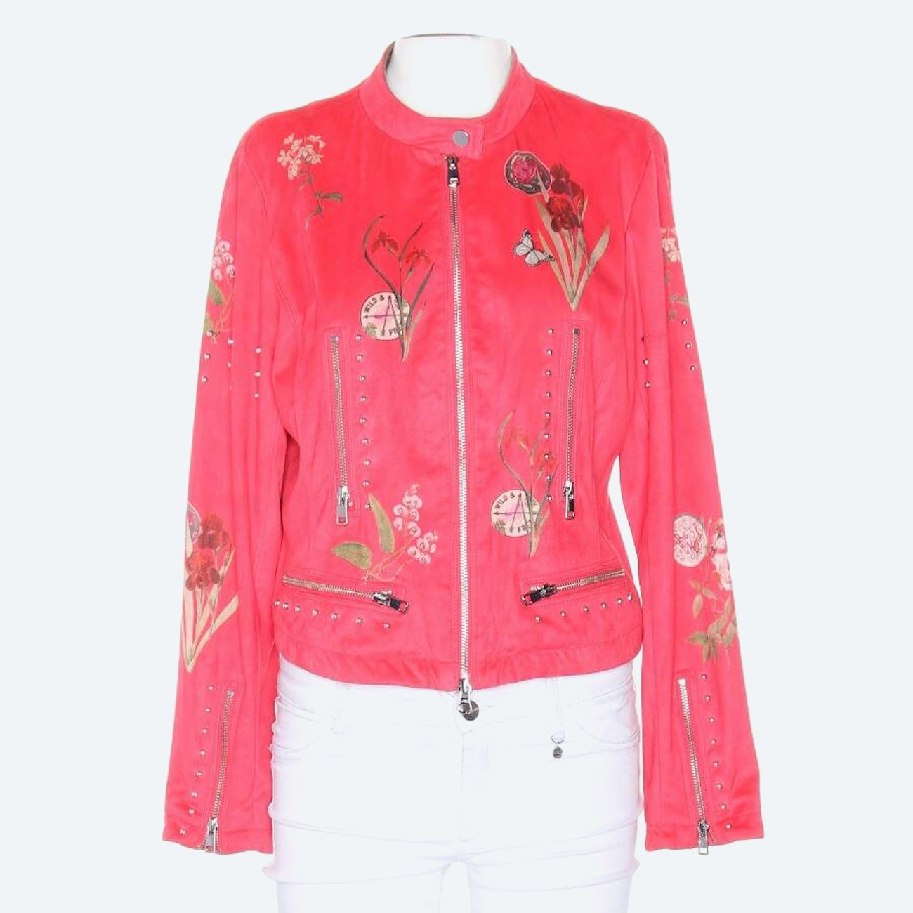 Image 1 of Between-seasons Jacket 40 Raspberry in color Pink | Vite EnVogue