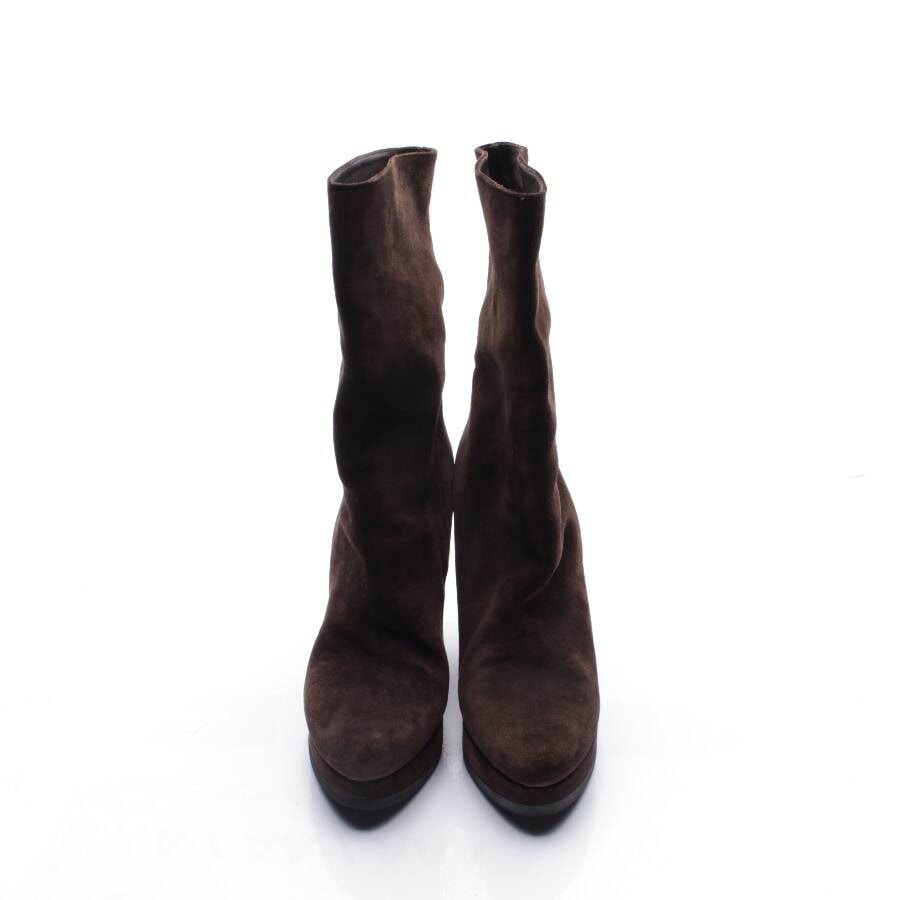 Image 2 of Ankle Boots EUR 37.5 Brown in color Brown | Vite EnVogue