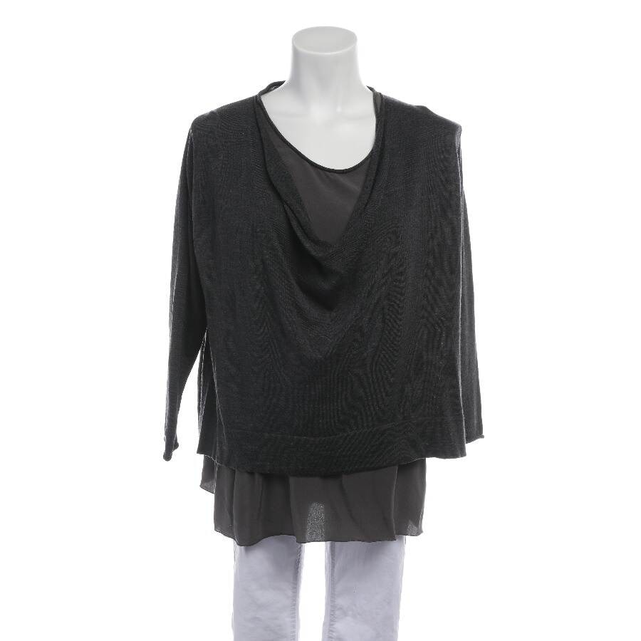 Image 1 of Silk Blouse XL Gray in color Gray | Vite EnVogue
