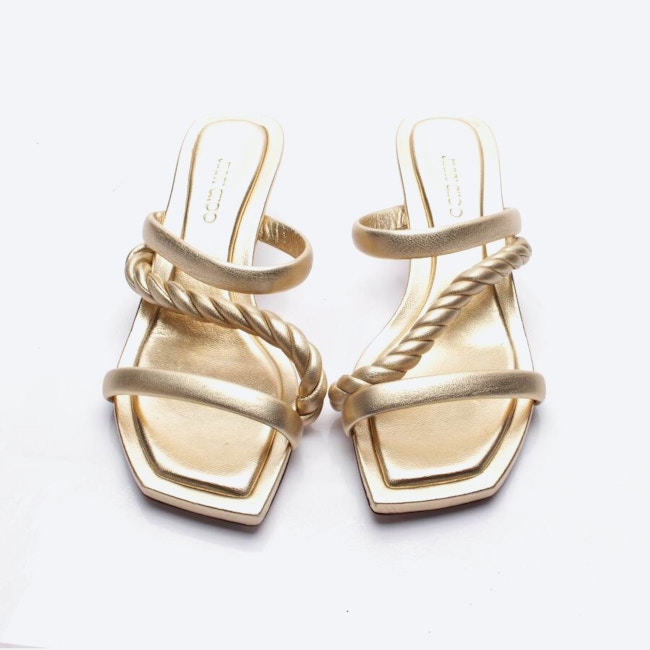 Image 2 of Heeled Sandals EUR38 Gold in color Metallic | Vite EnVogue
