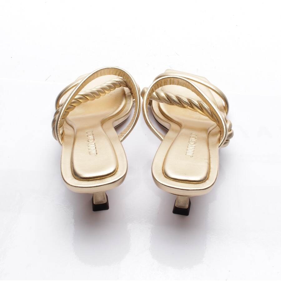 Image 3 of Heeled Sandals EUR38 Gold in color Metallic | Vite EnVogue