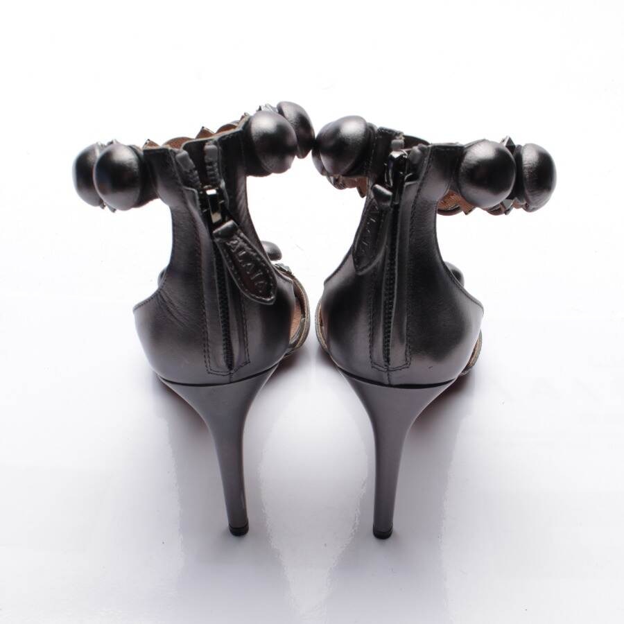 Image 3 of Heeled Sandals EUR 41 Silver in color Metallic | Vite EnVogue