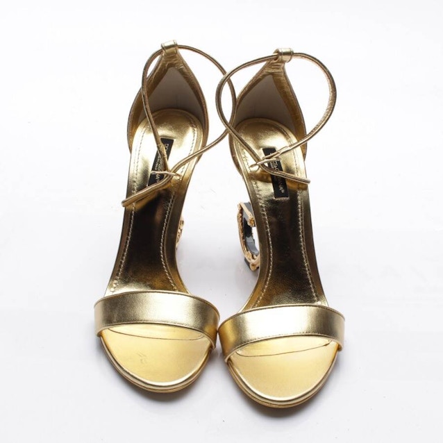 Heeled Sandals EUR 40 Gold | Vite EnVogue