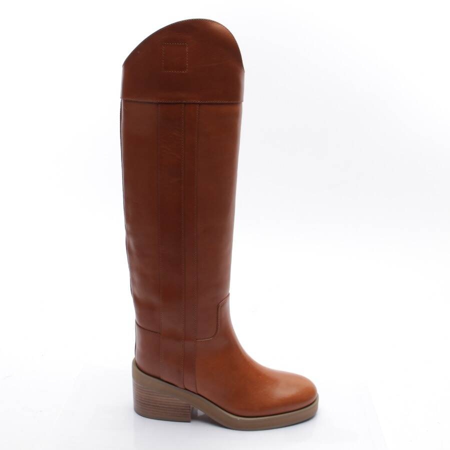 Image 1 of Overknee Boots EUR 36 Light Brown in color Brown | Vite EnVogue